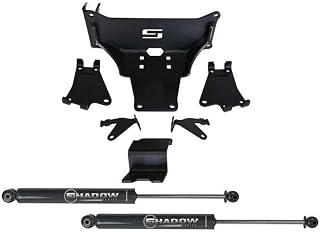 RealTruck SUPERLIFT SUSPENSION Dual Steering Stabilizer Kit for Ford F-250/F-350 | Shadow Series Cylinders | 92741 | Fits 2005-2022 Ford F-250 / F-350 with No Lift to Any Lift Height