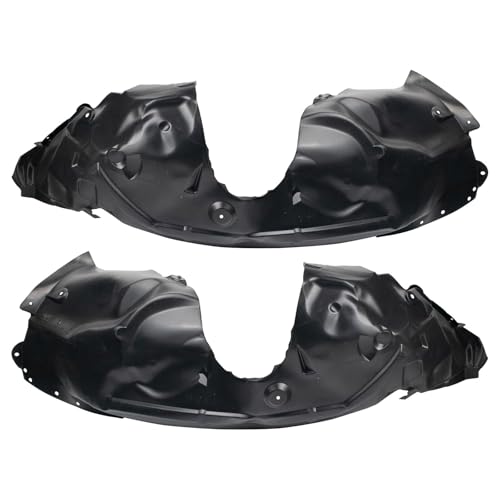 Image of TRQ Front Inner Fender Liner Set Compatible with 2017-2019 Ford Fusion FO1248179 FO1249179