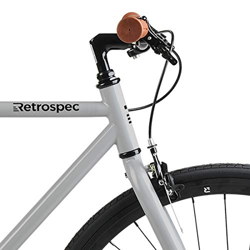 Retrospec Harper Single-Speed Fixed Gear Urban Commuter Bike, 57cm, l, Slate - Thumbnail 5