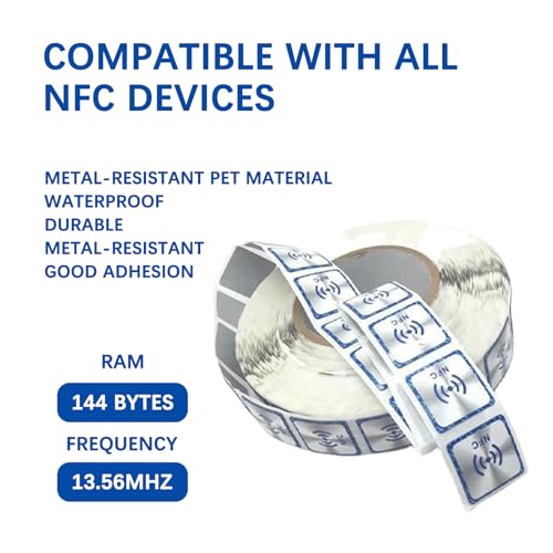 Étiquettes NFC NTAG213 YANZEO programmables : la solution pour objets métalliques - 2