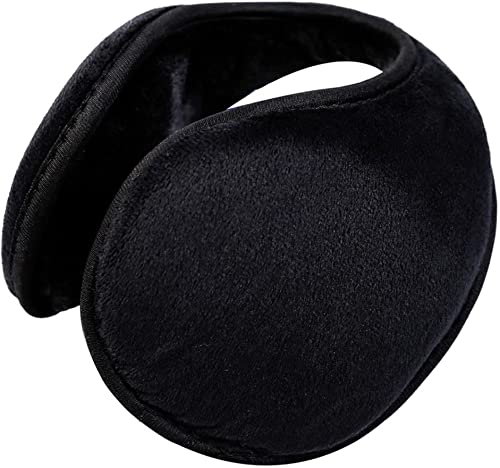 Pitlite Big Ear Warmer Fleece Behind-The-Head Earmuffs Winter Accessory Outdoor Earmuffs For Men Women #TOP5
