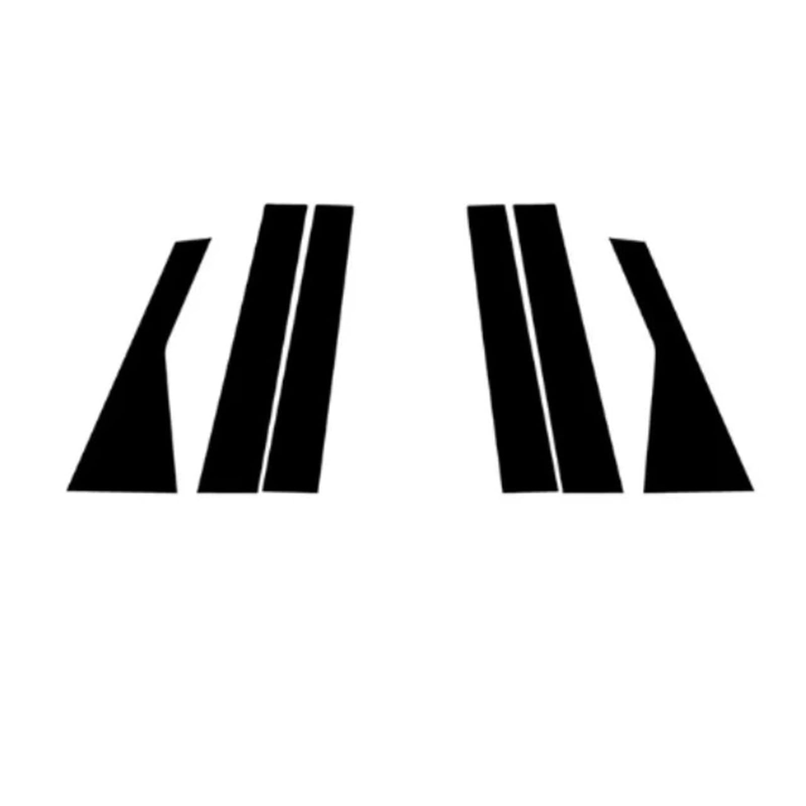 Window Trim Covers Center Film Column B C Pillar Posts Sticker Car Accessories Compatible for Kia Sorento L 2015-2021 6pcs(2009-2014 6pcs)