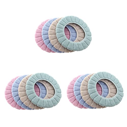 Alipis 3 Stücke 4 Kommode Toilettensitzkissen Toilettensitze Weiche Toilettensitzpolster Winter Toilettenabdeckung Toilettenabdeckung Pad Bettpfanne Toilettenmatte Toilettendeckel O-Form
