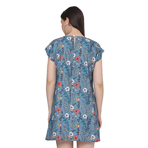 Image of Leriya Fashion Women Rayon Casual Wear Western Maxi Dress Gown for Girl /Women /Ladies