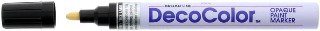 Wholesale CASE of 25 - Uchida DecoColor Broad Point Paint Markers-Paint Marker, Broad Point, Black