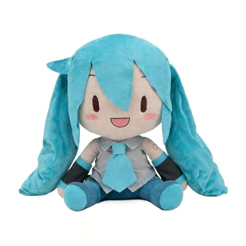 Auklet Peluche Hatsune Miku - Peluche de Anime en Posición Sentada, Almohada Suave, Decoración de Sofá, Regalo para Niñas y Niños Auklet Peluche Hatsune Miku - Peluche de Anime en Posición Sentada, Almohada Suave, Decoración de Sofá, Regalo para Niñas y Niños