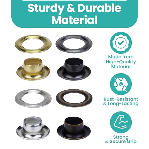 Matrices de fixation et œillets de 6 mm pour maroquinerie durable - 4