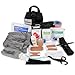 IFAK Trauma Kit with Tourniquet, 6-Inch Israeli Bandage, Splint, Tactical First Aid Kit for Car, Camping, Hiking and Travel with Molle Bag (Stellar Black)
