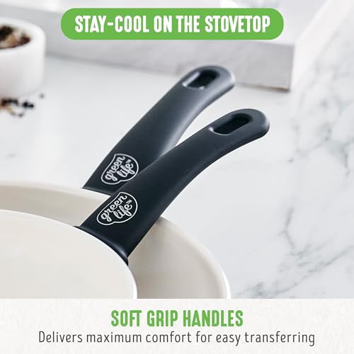 Greenlife CC005490-001 Soft Grip Healthy Ceramic Nonstick 16 Piece Kitchen Cookware Pots And Frying Sauce Pans Set thumb #7
