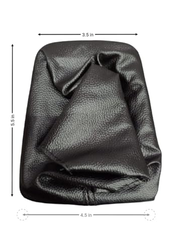 Image of Auto-Ex Gear Shift Lever Cover Boot Pu Leather Compatible /Replacement for Tata Tiago (2016 to 2019) / Tigor (2016 to 2019)