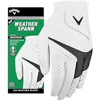 Callaway Golf Weather Spann Golf Glove, Men's Left Hand, M