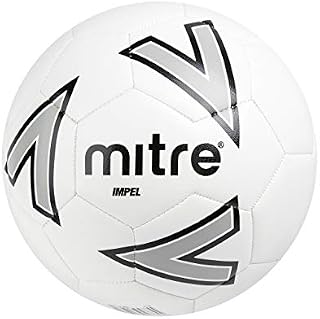 Mitre Impel Training Football Without Ball Pump, White, Size 2