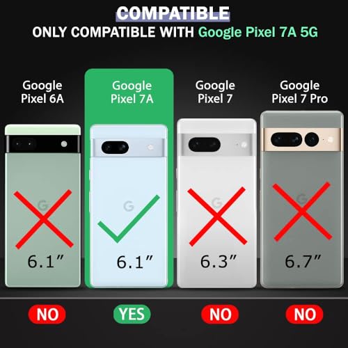Image of TheGiftKart Shockproof Ultra-Hybrid Back Cover Case for Google Pixel 7A Compatible with MagSafe | 360 Degree Protection | Crystal Clear Hard Back Cover Case (PC & TPU, Transparent Bumper)