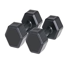 Fitness Dumbbells Mens and Womens Rubberized Hexagonal Dumbbells for Arm Muscle Training Gym Exercise Hexagonal Dumbbells Dumbbell