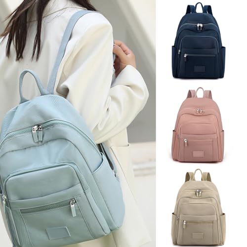 Mochila de nailon elegante de gran capacidad con acabados premium y diseño sofisticado 2