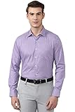 Van Heusen Dress Shirt Fitted Poplin Solid Chemise, Violet, 47 cm Cou 91 cm-94 cm Manche H...