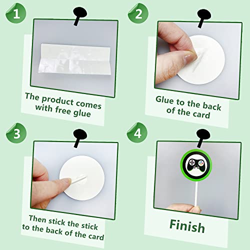 Tosparty PRO-KFH 19Pcs Video Game Themes Cake Toppers Game Controllers Cake Decorations Gaming Party Decoration thumb #6