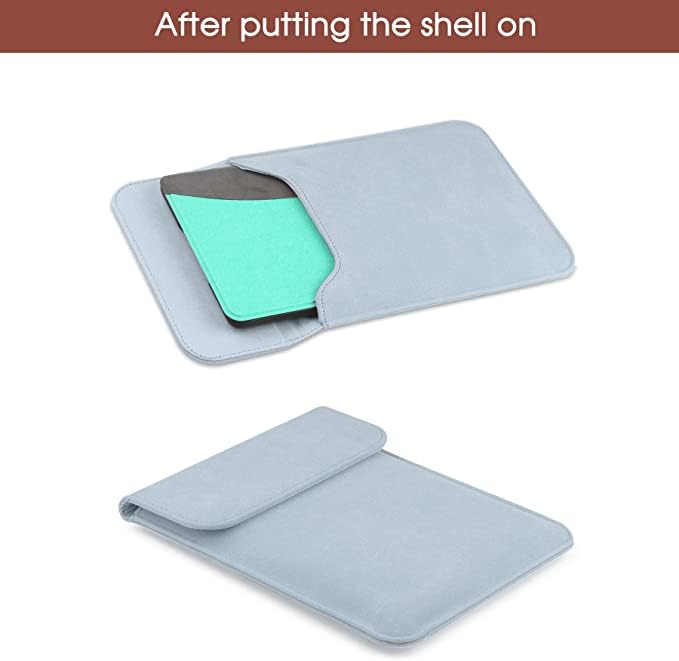 Image of Sleeve Case for 6.8 inch E-Reader Compatible Paperwhite 11th 2021 /Paperwhite Signature Edition 2021 Sleeve Bag Pouch Case Cover for 6-6.8'' Kobo /Tolino /Pocketbook 6-inch ebook Reader,Blue