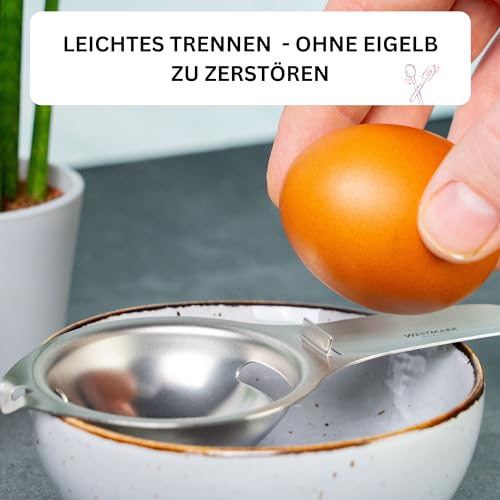Foto von Westmark Eidottertrenner, Rostfreier Edelstahl, Länge: 16,7 cm, Silber, 10862260