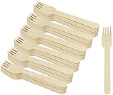 ALCANCE DE LA ENTREGA: 72x tenedor de madera // Material: madera // Longitud: 15.8 cm // Grosor de la madera: 1.5 mm