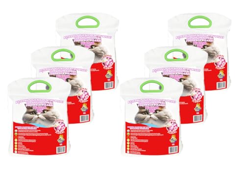 Litière agglomérante pour chat anti odeur parfum floral pack 6x10L - 4