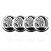 Zxb-shop 4pcs 56mm Car Styling Tire Wheel Center Hub cap Adesivo Distintivo (Color Name : for Skoda)