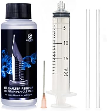 Octopus Fluids Fountain pen cleaner set for cleaning fountain pens and nibs 100 ml