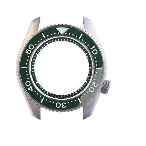 ���v���i 44mm �`�^���f�� SBDX001/MM200 �_�C�o�[�Y�E�H�b�`�P�[�X �Z���~�b�N�x�[�� NH35/36���[�u�����g�Ή�(Green)