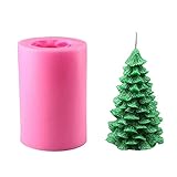 [Amplia aplicación]: el molde de árbol de Navidad se puede utilizar no solo para pasteles de fondant, sino también para chocolate, gelatina, pudín, postre de yogur helado, sorbete, pastel, Navidad, fiesta, cumpleaños, decoración de boda.