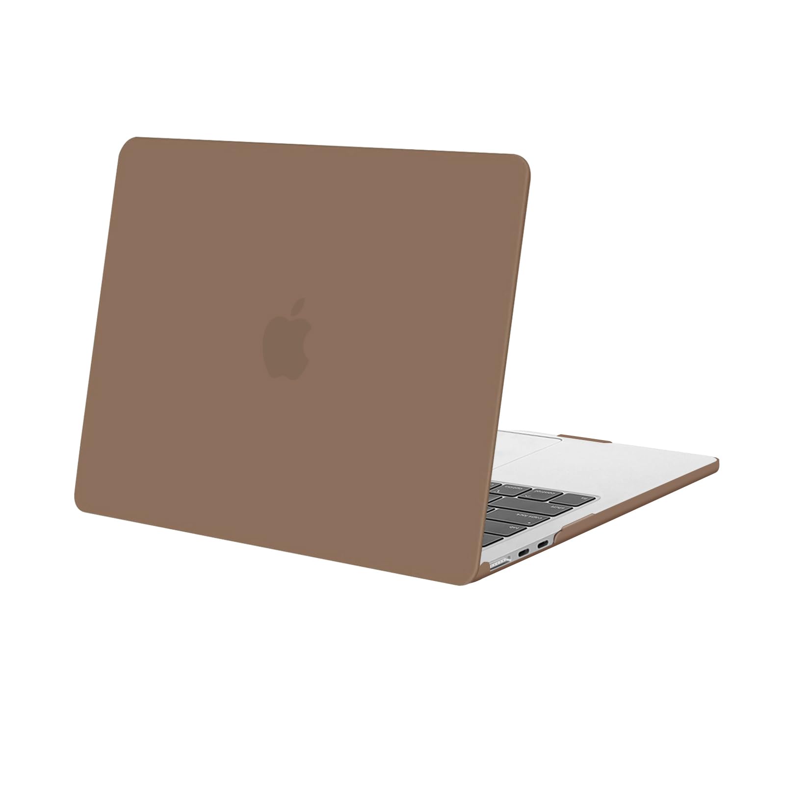 MOSISO Compatible with MacBook Air 13 inch Case 2026 2025 2024 2023 2022 Release M4 A3240 M3 A3113 M2 A2681, Plastic Hard Shell Cover Compatible with MacBook Air 13.6 inch Case, Caramel Brown