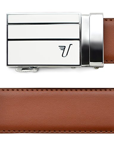 Mission Belt Men's Leather Ratchet Belt, 3Bar Collection3