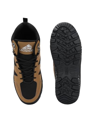 Image of Leo Men's Waterproof Non-Slip Lightweight Outdoor Mid Top Ankle Boots For Men Boots For Men