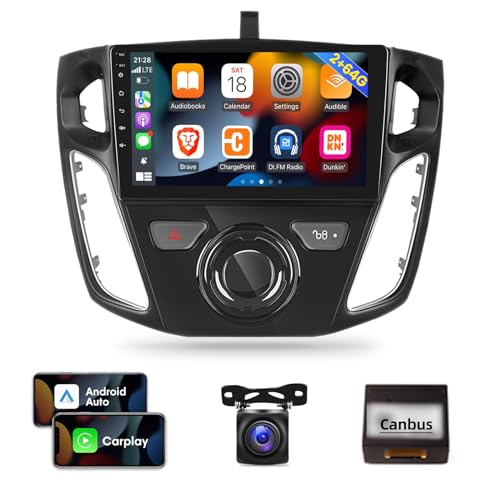 [2G + 64G] Rádio de carro para Ford Focus 2012-2017, 9