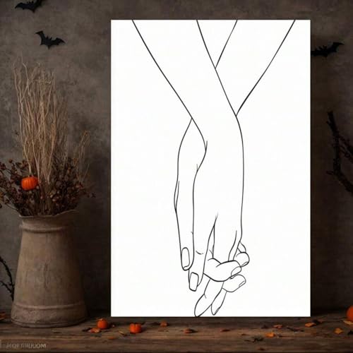 Affiche d'amour minimaliste pour décoration salon moderne