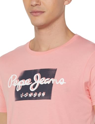 Image of Pepe Jeans Men T-Shirt|Cotton|Slim Fit