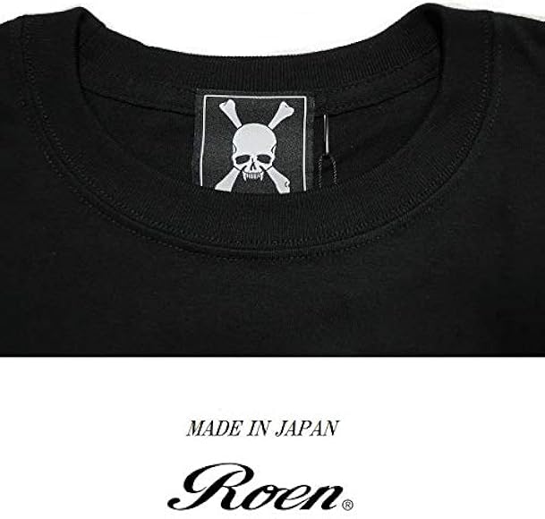 Amazon | [ROEN] ロエン メンズ Tシャツ 半袖 ドクロ/スカル 花柄 