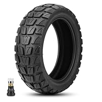 Amitor 10x2.75-6.5 Tubeless Reifen, Off-road Vakuumreifen mit Ventil,10 Zoll E Scooter Ersatzreifen mit Verschleißfest und Langlebig, Rutschfest und Durchstoßfest, 1PCS