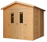 caseta madera segunda mano alicante PERFECTA COMO CASA DE VERANO. Gracias a la doble puerta y a las ventanas de plexiglás que dan mucha luz natural, hacen de esta cabaña de jardín una impresionante casa de jardín de verano. Tu parrilla y muebles de exterior y piscina pueden ser rápidamente accesibles para los calurosos días de verano.