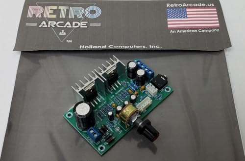 RetroArcade.us Amplifier for Small Game Machine, Arcade Machine Amplifier, Single Channel
