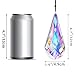 120mm/4.7in Crystal Suncatcher Prism Window Hanging Ornament Rainbow Glass Prism Sun Catcher Decor for Home Garden(AB Colors)