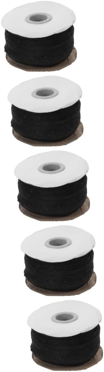 JEWEDECO 5rolls Fusible Interfacing Strip for Clothing Non-Woven Fabric Alignment Design for Accurate Sewing for Craft Projects and Garment Making
