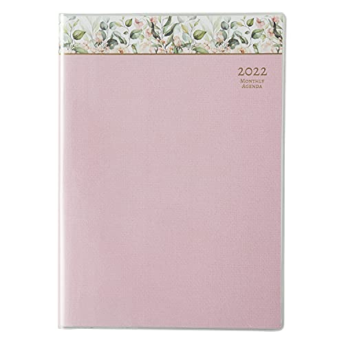 能率 ペイジェム 手帳 2022年 B6 マンスリー アイダにメモ ピンク 2646 (2021年 11月始まり)