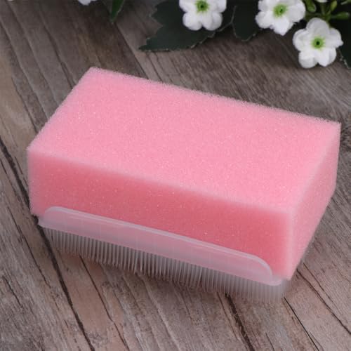Cepillo de baño sensorial para recién nacido con esponja exfoliante corporal plástica 2