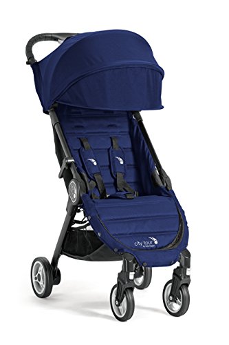 Baby Jogger City Tour Stroller | Compact Travel Stroller | Lightweight Baby Stroller with Backpack-Style Carry Bag, Perfect for Travel, Cobalt