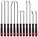 Honnydend ピッキングツール 12本 オイルシールリムーバー 精密フック多機能 ピースフックとピックセット Oリングオイルシール フックセット 自転車/バイク/自動車/整備工具用