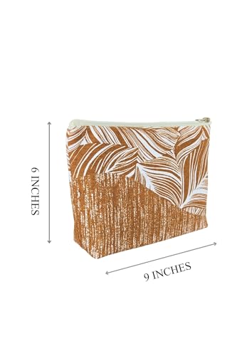 Image of Greencraft Makeup Pouch for Women | Multipurpose Pouch for Travel Carry Cute, Carry Smart & Your Daily Companion, Everywhere - Multicolor
