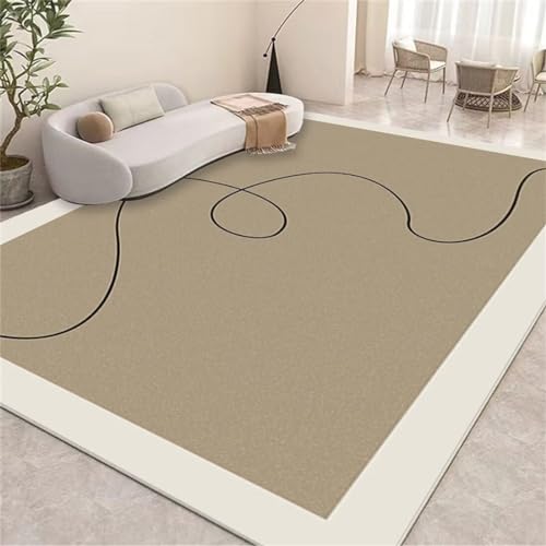 Décoration de ligne de tapis de salon rectangulaire simple - 2