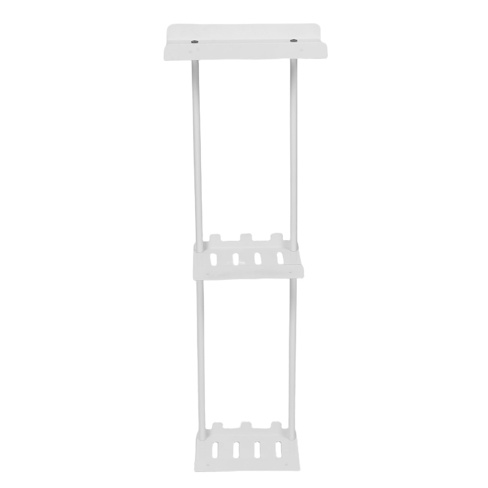 Estante de toallas de baño metálico para organizar aseos pequeños