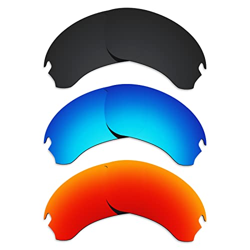 Image of Alphax Polarized Replacement Lenses for Oakley Si Speed Jacket OO9228 Sunglasses - Glare Reduction | Precision Cutting