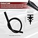 HQRNYP 4PCS Wiper Blade Refill, Wiper Blade Replacement Rubber, 26
